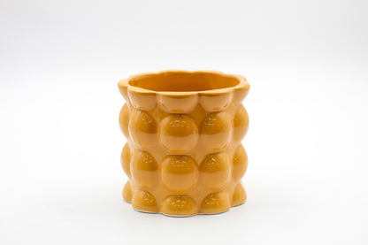 Ø11 Cotton pot geel