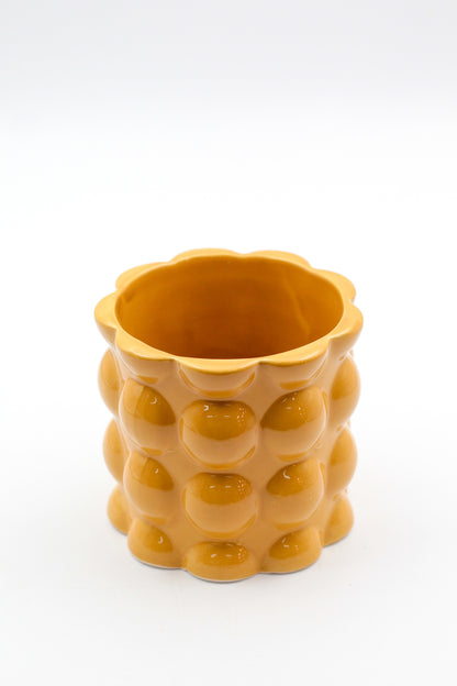 Ø11 Cotton pot geel