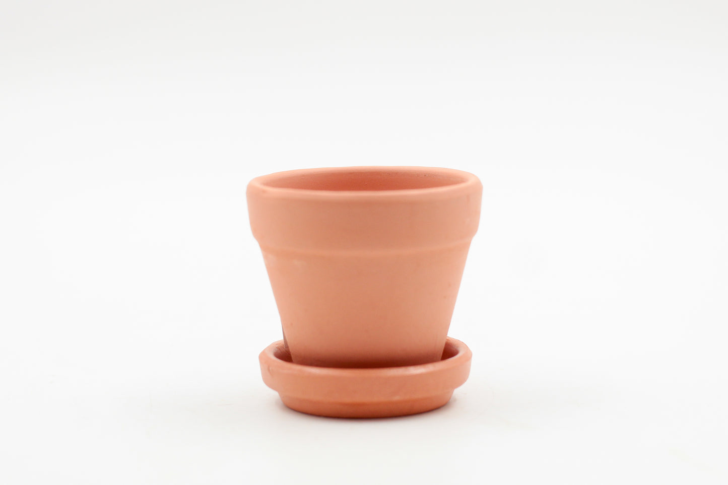 Ø5.5 baby terracotta pot with saucer