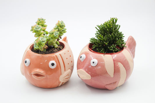 Ø9 Mom & Dad puffer "Happy pots"